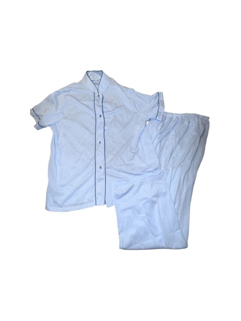 Vintage baby blue Sears 2 pc pajama set